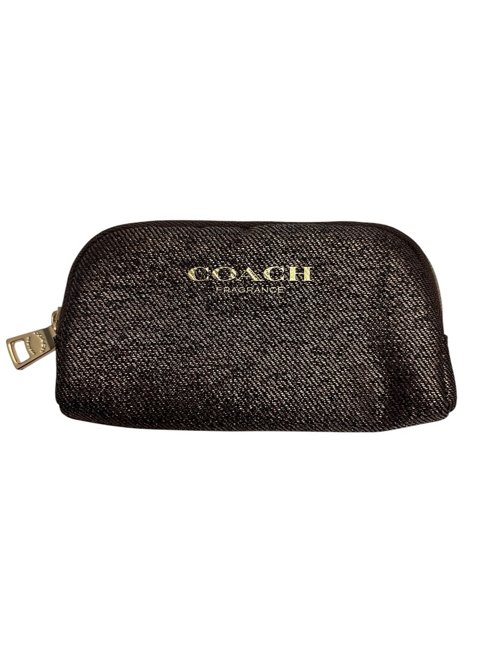 Coach Fragrances Small Bronze Zip Pouch